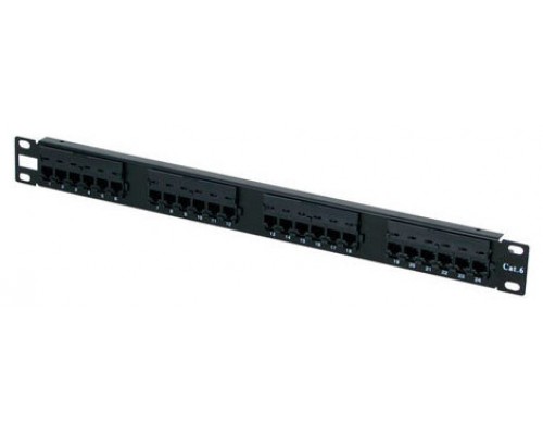 Phasak - Panel de parcheo 19" CAt.6 UTP RJ45 LSA